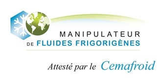 aptitude à la manipulation des fluides frigorigènes